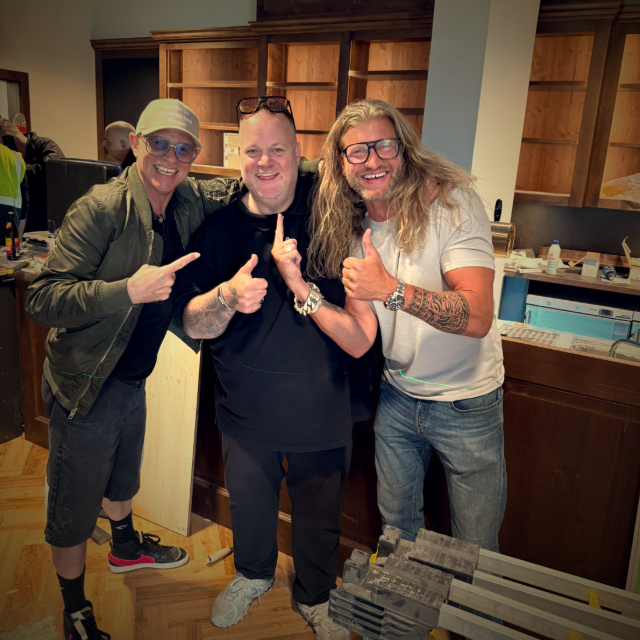 Das Team vom Starnberger Stehausschank Münster – Oscar, Axel und Martin